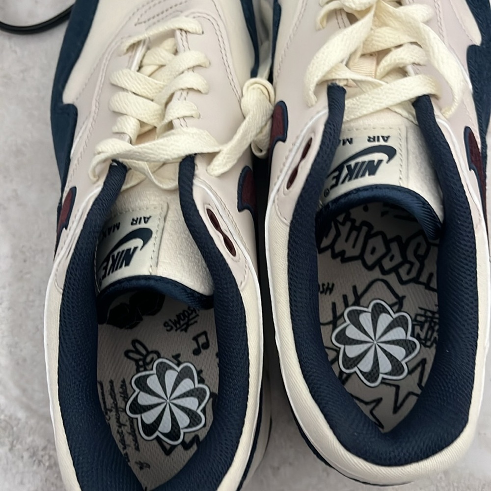 Nike Air Max 1 coconut milk blue obsidian fn6952-103 new - Picture 6 of 10